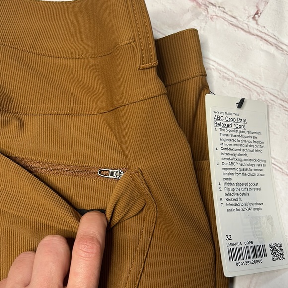 Lululemon ABC Relaxed fit corduroy pants - Picture 2 of 4